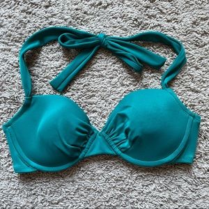 JCrew Ruched Underwire Bikini Top